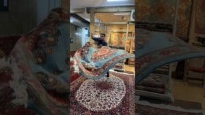 Teppich von Rojyar aus Sanandaj #Teppich #Handgewebter_Teppich #Teppich_Sanandaj #Iranischer_Teppich #rug #carpet #Teppich