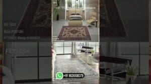 Teppichboden für das Wohnzimmer: Schwarz-weiße Teppichfliesen