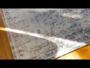 Teppiche für das Wohnzimmer, 5X7 große waschbare graue Vintage Boho Teppiche, Kunstwolle Teppich Bewertung
