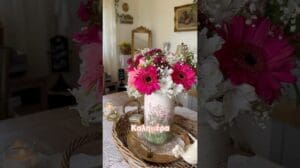 Teppiche wurden ausgelegt ✅, Blumen wurden hineingestellt ✅ (in eine unglaubliche neue Vase 😍).... um in Sommerstimmung zu kommen...