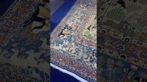 Teppichmuseum von Iran, Teheran✨ Handgewebter iranischer Teppich mit dem Thema der Shahnameh-Geschichten. #vlog