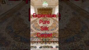 Teurer handgefertigter Tabriz-Teppich aus reinem Seide🇮🇷❤️ #reisen #asien #trending #teppich #naherosten