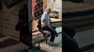 Traditioneller Teppichbasar von Mashhad
