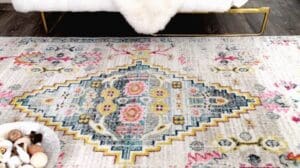 Tunis Verblassendes Florales Gabbeh