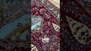 Überprüfung des Bildteppichs mit Vasen aus Kashan😍😁❤️‍🔥 #teppich