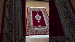 Vollseiden Teppich mit einfachem Fußboden Qum
