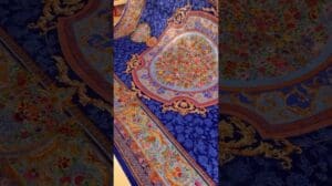 Vollseiden-Teppiche aus Qom mit speziellen Farben und Designs, hilfreich, like und abonnieren!