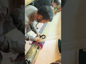 Wie man einen handgefertigten Teppich in Kaschmir macht