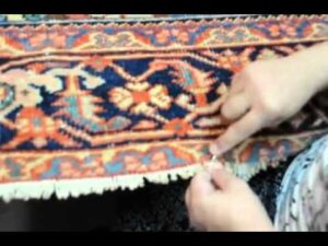 Wiederherstellung abgenutzter Ecken und Seiten eines Teppichs bei Carpet Culture