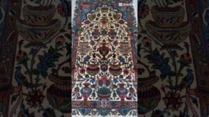 Wolle & Seide Schatzdesign Persischer Kashmar-Teppich