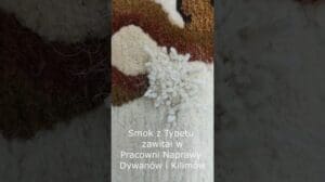 Wollteppich Reparatur von Mottenlöchern