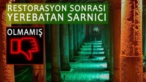 Yerebatan Sarnıcı nach der Restaurierung in neuem Glanz