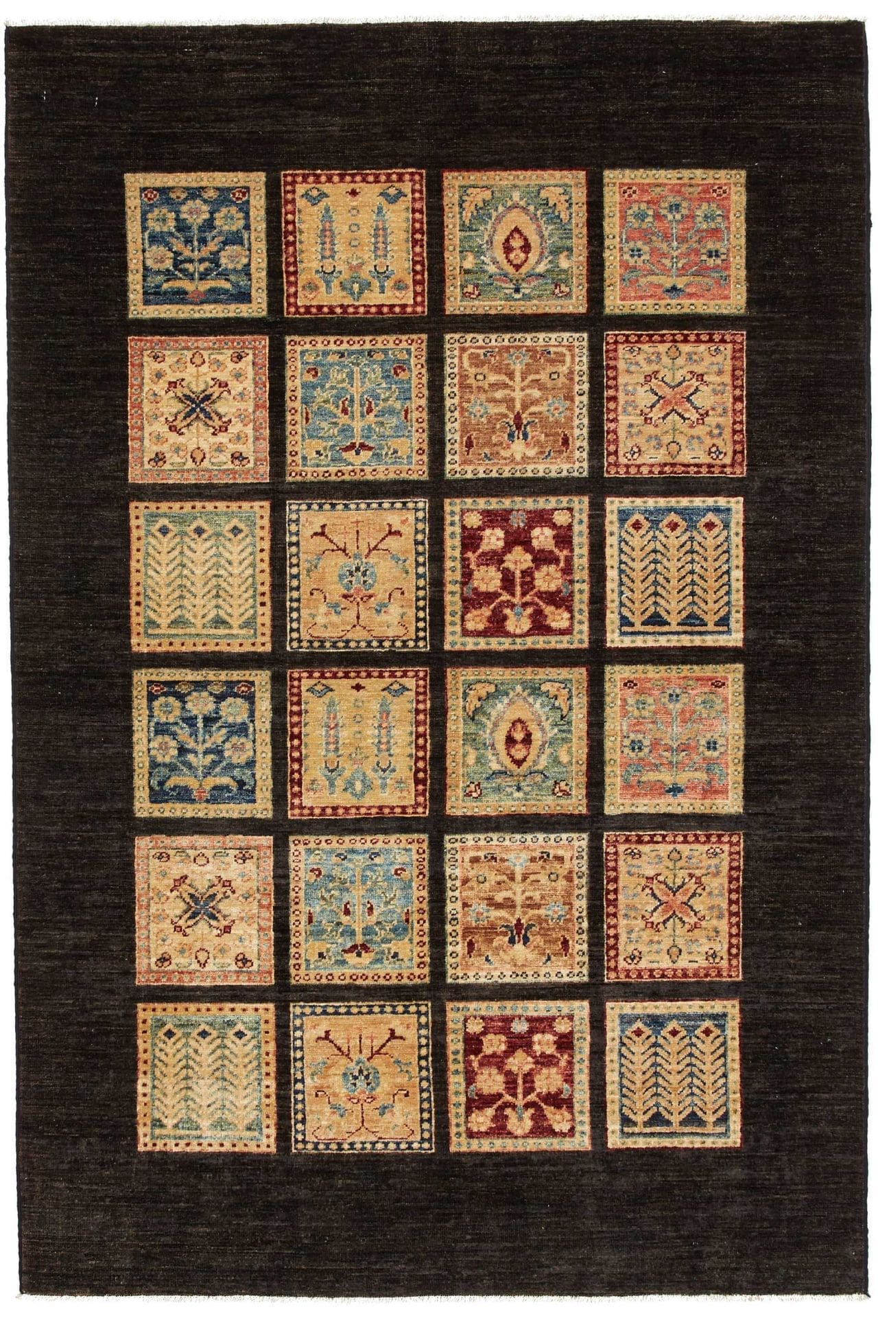 Bachtiar Orientteppich 126 x 186 cm aus Schurwolle, handgeknüpft