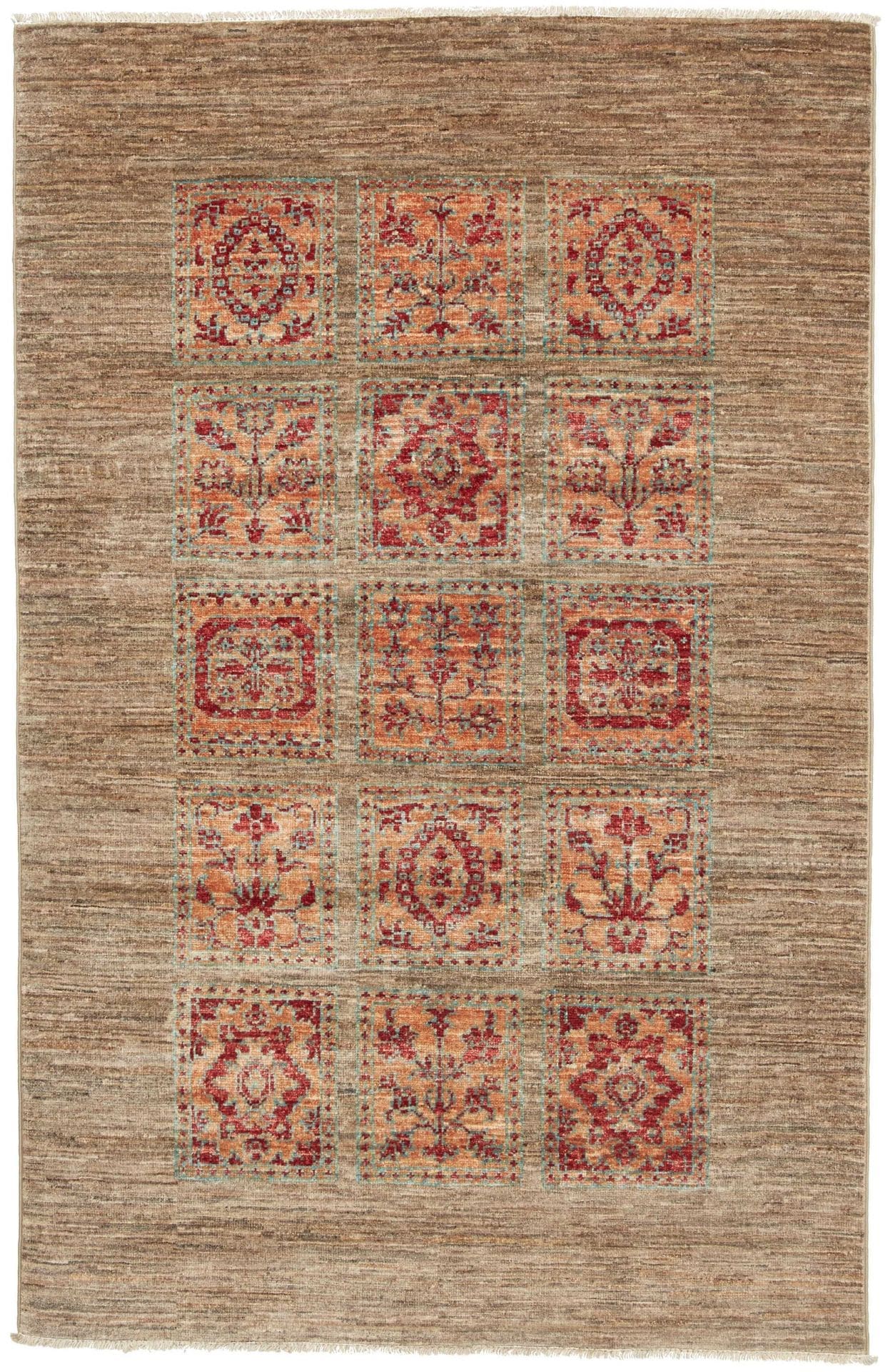 Bachtiar Teppich 101 x 153cm – Schurwolle, Handgeknüpft, Orientteppich