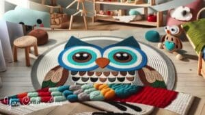 gehäkelte Tierteppiche für Kinderzimmer | Lustige & Bunte Designs (KI)