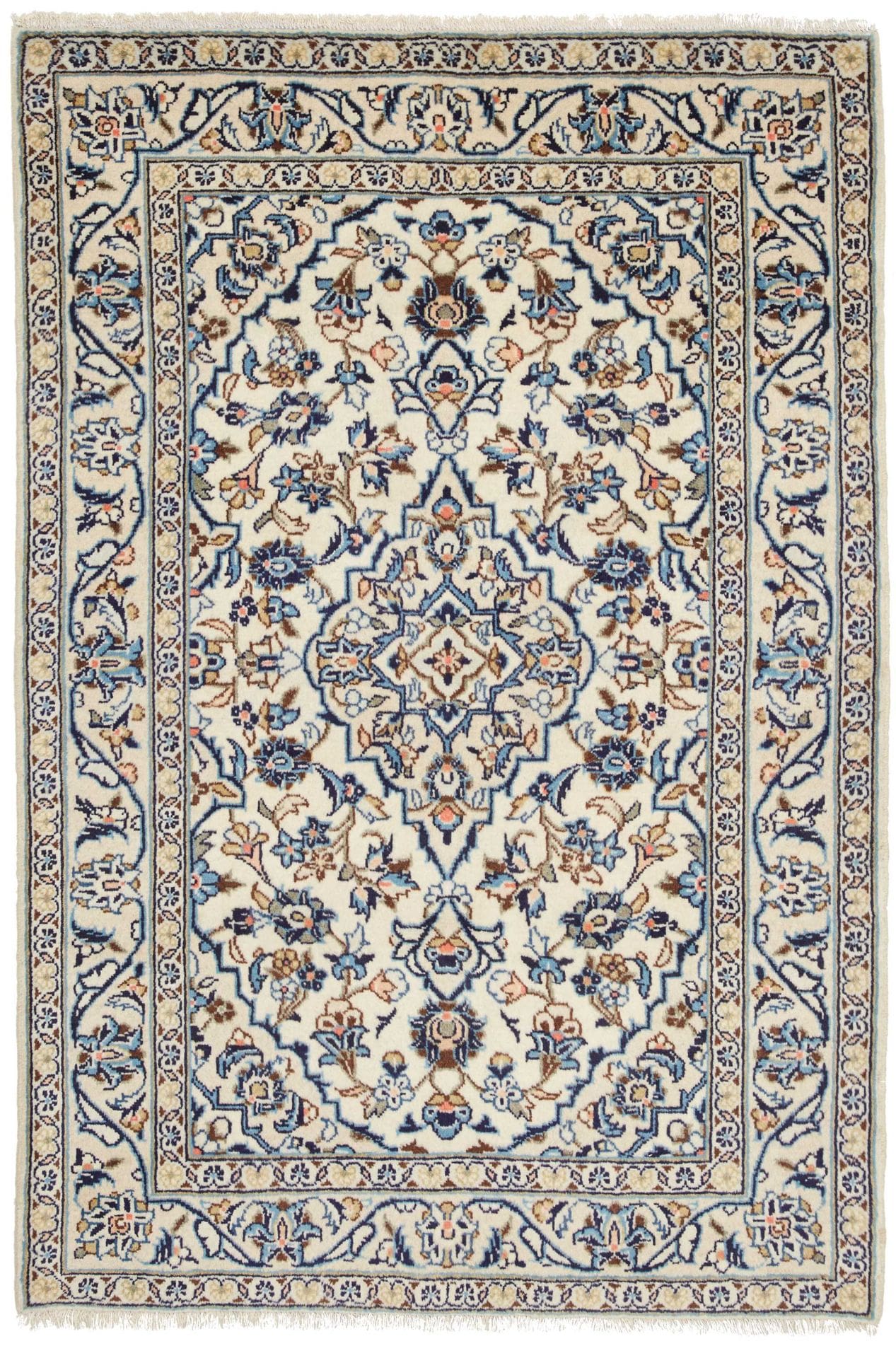 Kashan Teppich 103 x 150 cm – Handgeknüpft, Perserteppich