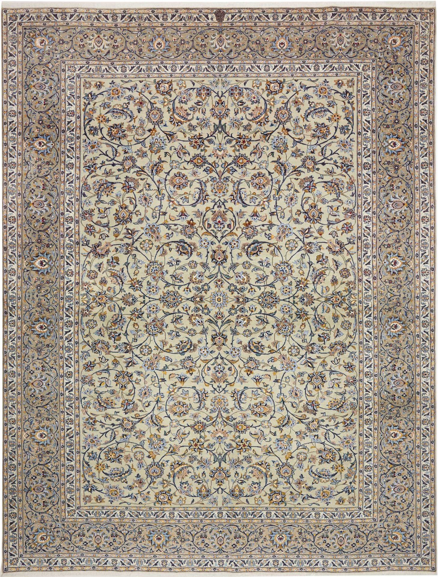Kashan Teppich 305 x 397cm - Handgeknüpft, Perserteppich