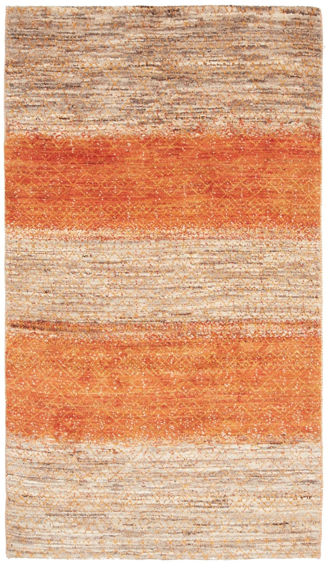 Loribaft Teppich 94 x 160 cm aus Schurwolle, handgeknüpft, Orientteppich