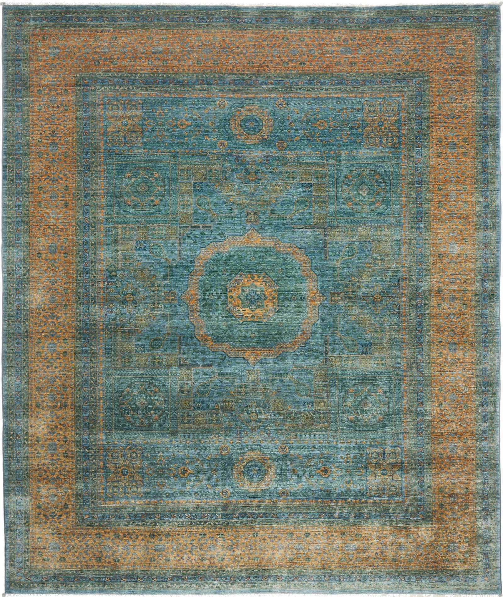 Mamluk Orientteppich 250 x 300cm, Schurwolle, handgeknüpft