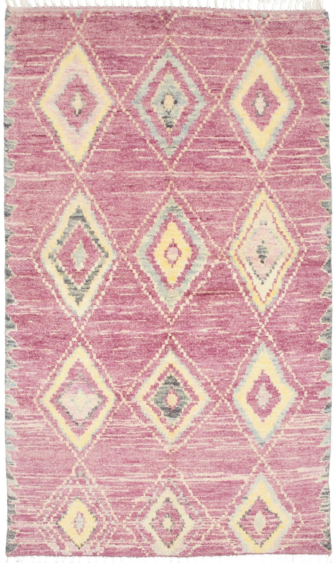 Orientteppich Berber 148 x 252 cm, hohe Knotendichte, handgeknüpft