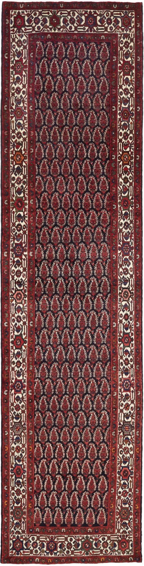 Orientteppich Hamadan 108 x 425 cm, Schurwolle, handgeknüpft