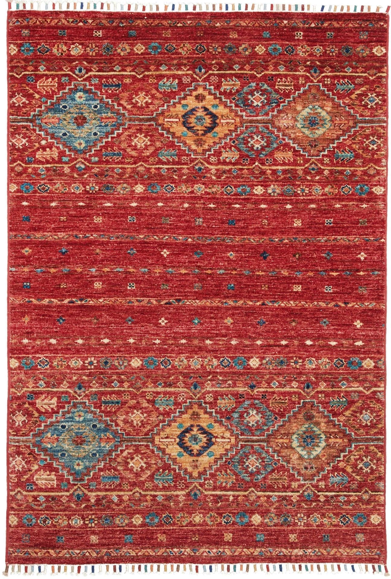 Orientteppich Samarkand 102 x 145 cm, Schurwolle, handgeknüpft