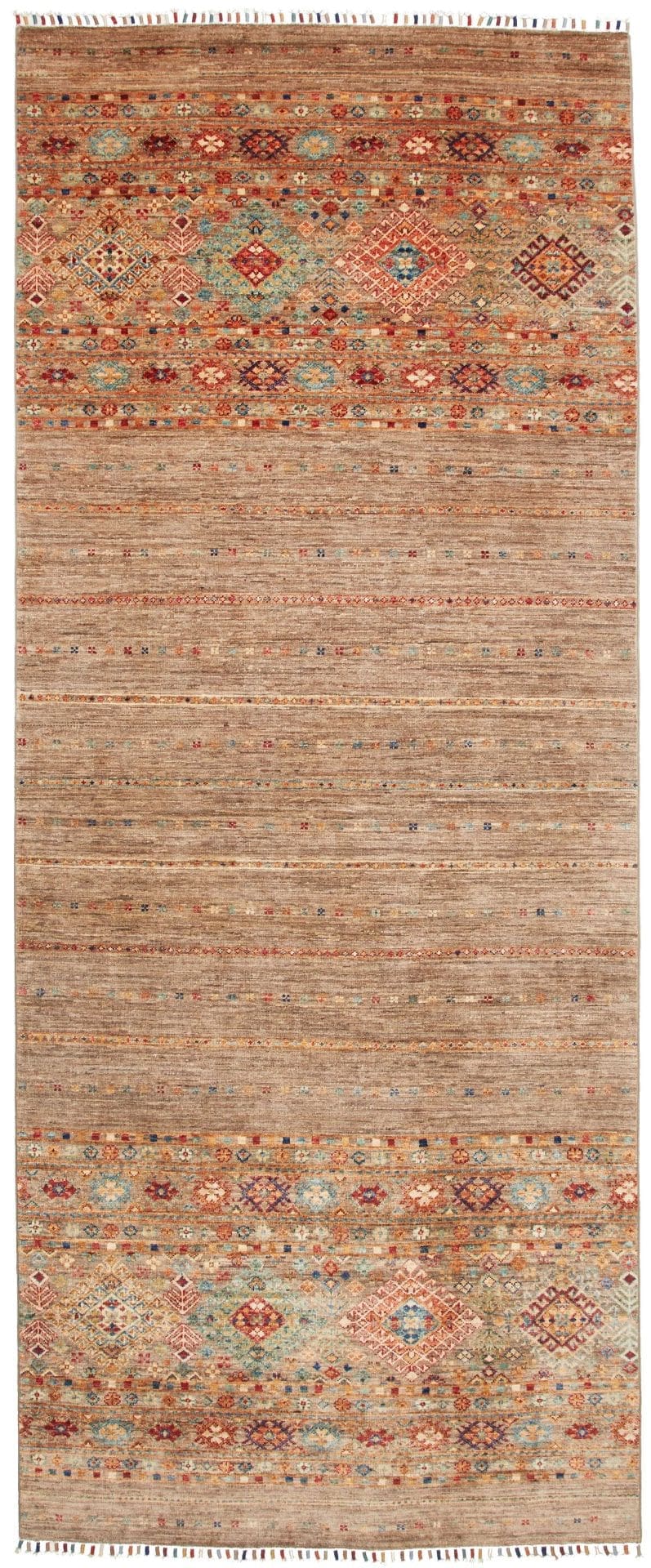 Orientteppich Samarkand 122 x 295cm, handgeknüpft, Schurwolle