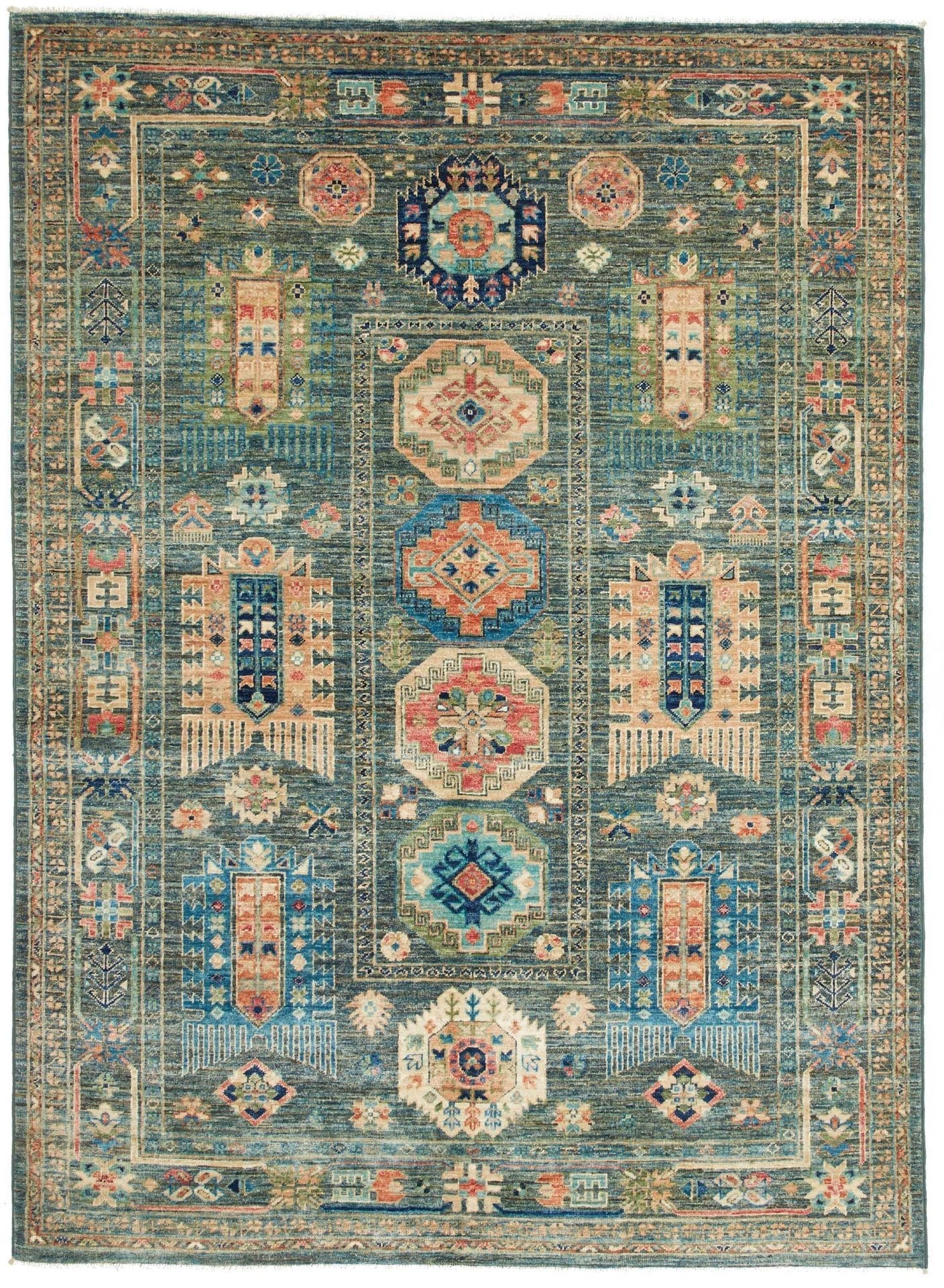 Orientteppich Samarkand 153 x 205cm, handgeknüpft, Schurwolle