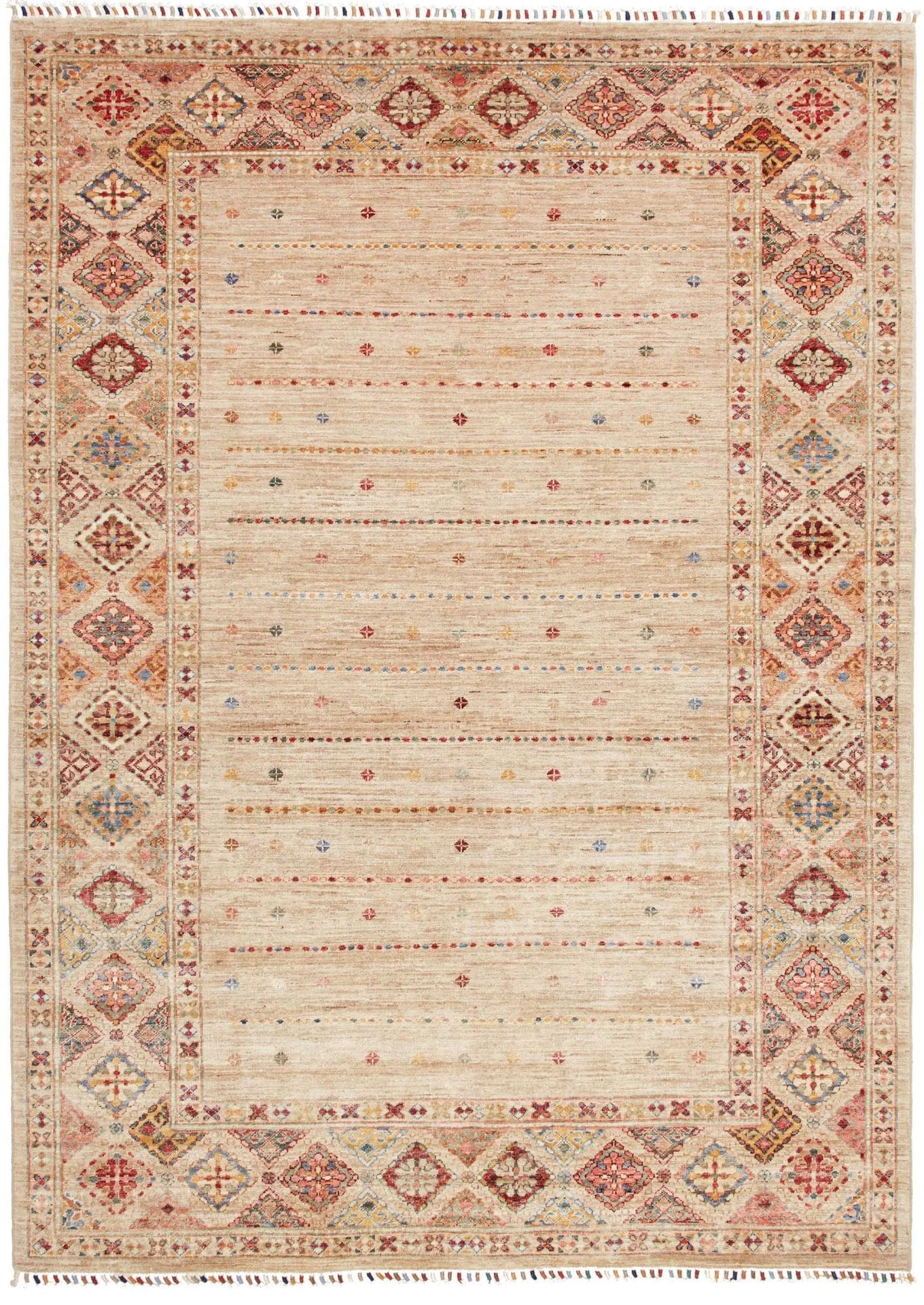 Orientteppich Samarkand 170 x 236cm - Handgeknüpft aus Wolle