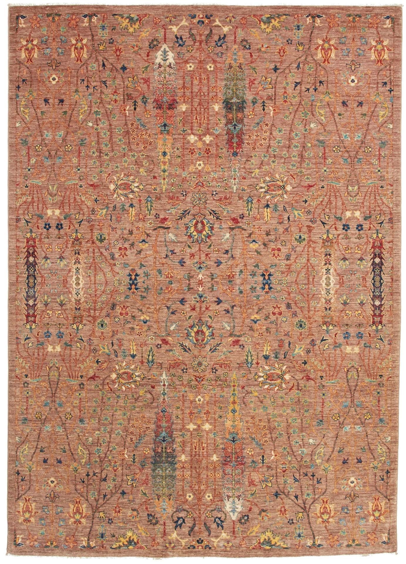 Orientteppich Samarkand 170 x 237cm, Handgeknüpft, Schurwolle