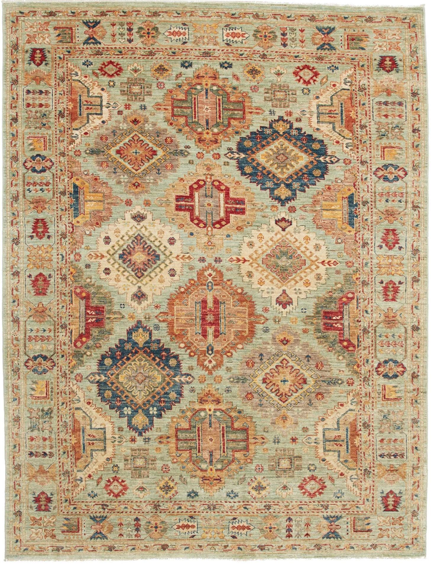 Orientteppich Samarkand 172 x 224cm – handgeknüpft, Wolle, bunt