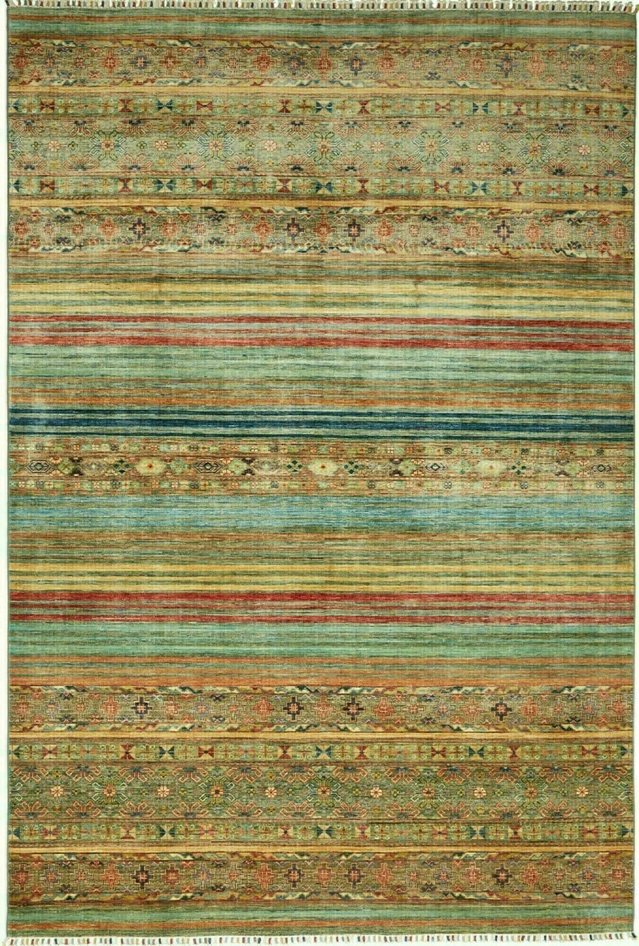 Orientteppich Samarkand 202x293cm, handgeknüpft aus Schurwolle