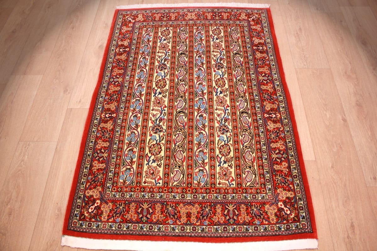 Perser Teppich Ghom 149x101 cm, reiner Schurwolle, handgeknüpft