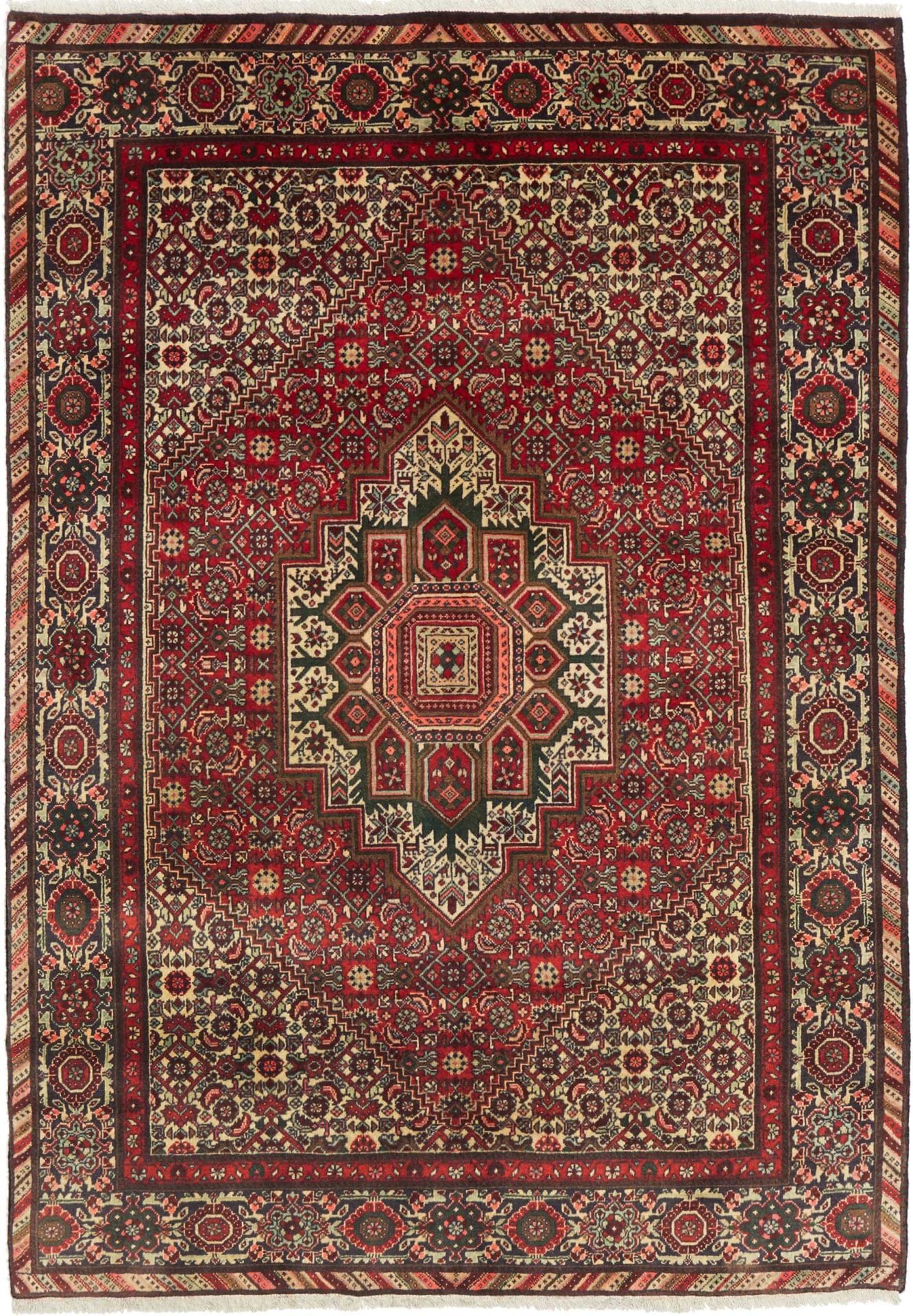 Perserteppich Sandjan 129 x 190cm, Schurwolle, handgeknüpft