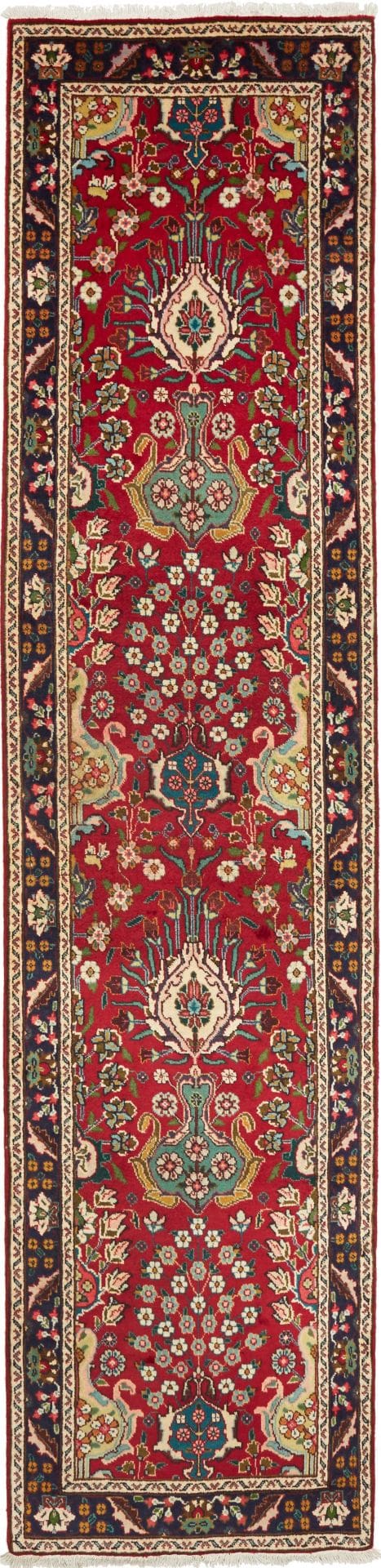 Persischer Täbriz Teppich 83 x 343 cm – Handgeknüpft, Mahi-Muster