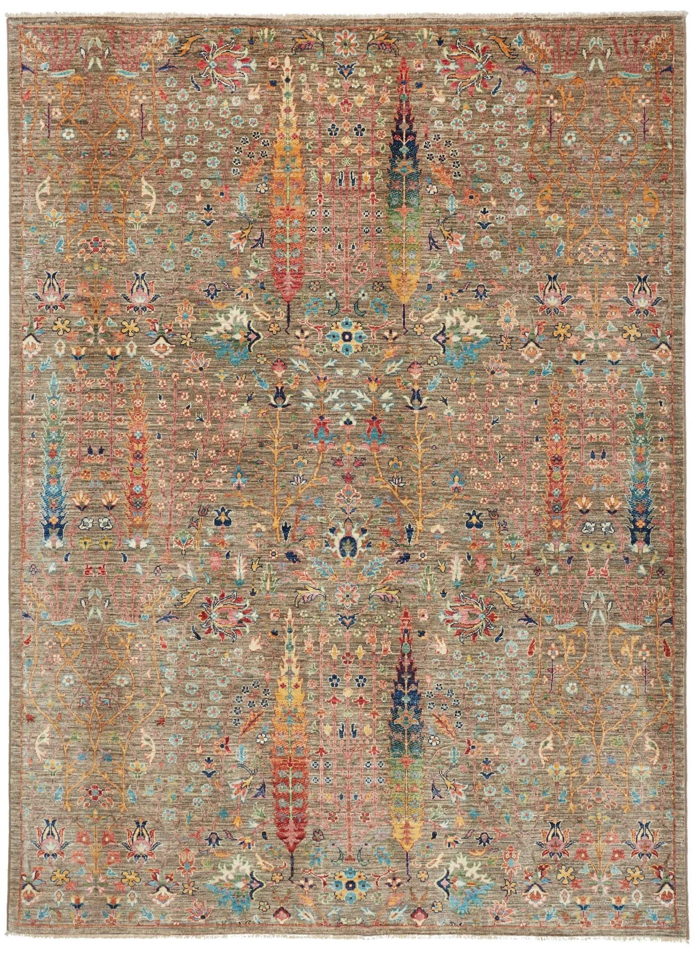 Samarkand Orientteppich 171 x 228 cm – Handgeknüpft, Schurwolle