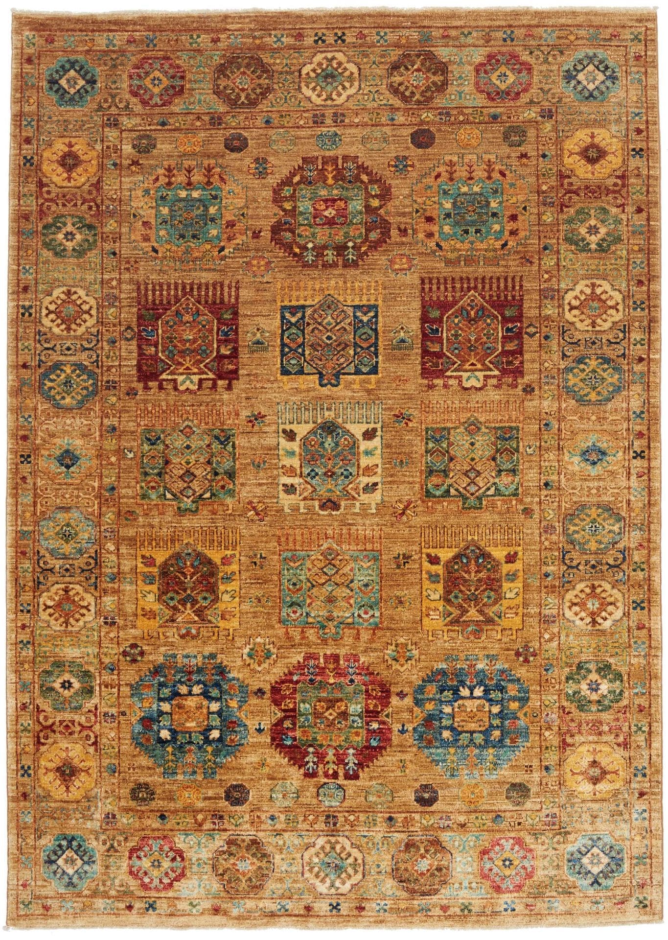 Samarkand Orientteppich 171 x 233 cm, handgeknüpft, Wolle