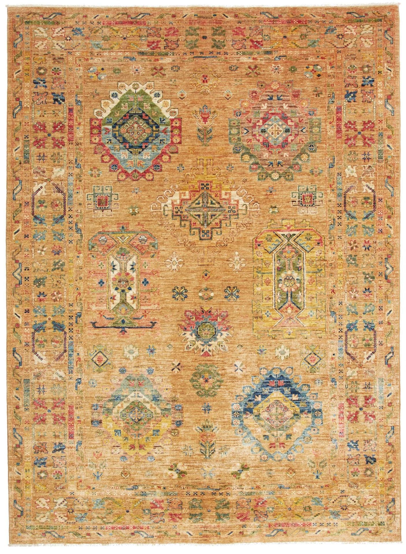 Samarkand Orientteppich 173 x 235 cm, handgeknüpft, Wolle