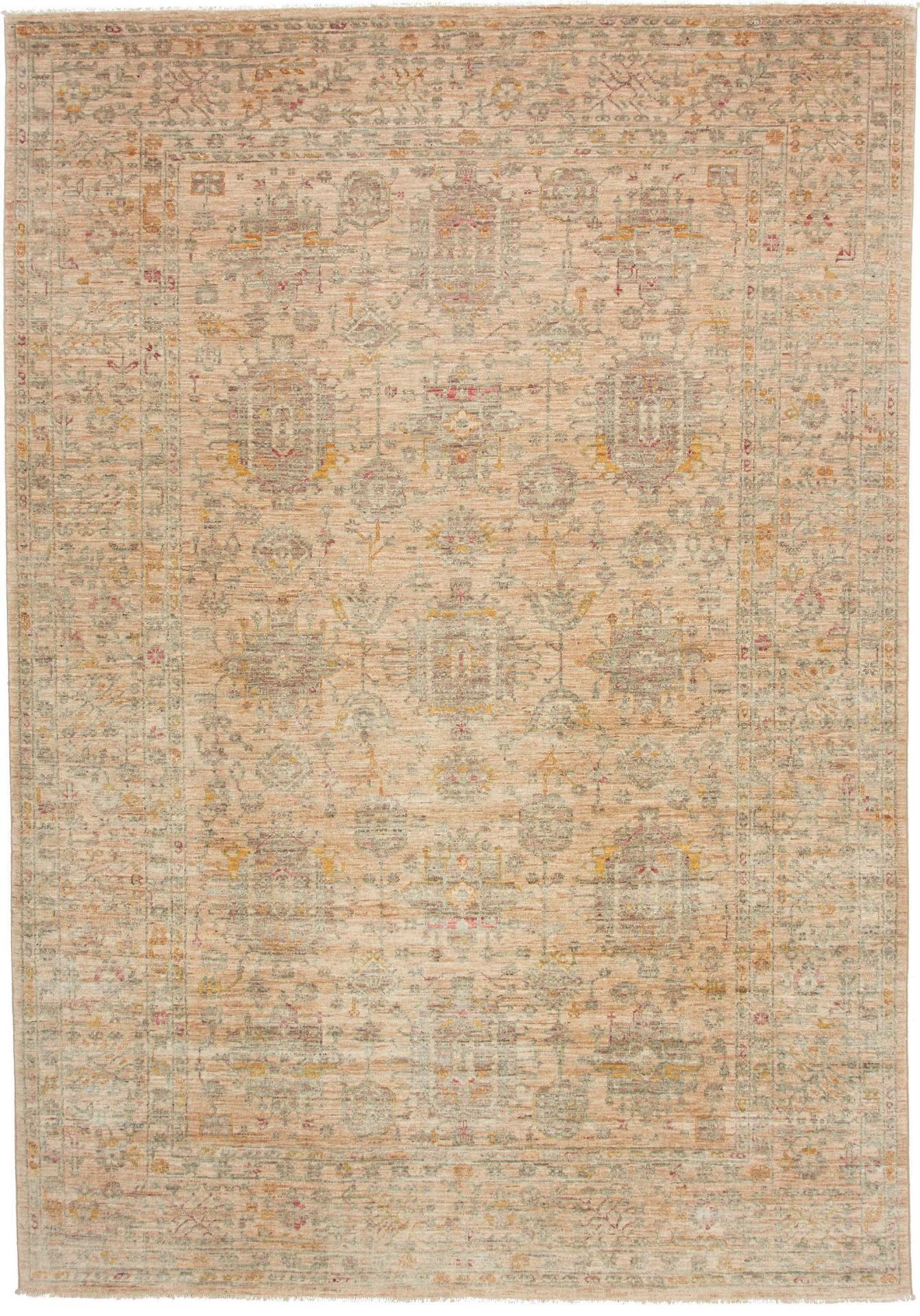 Samarkand Tribal Orientteppich 204 x 297cm, Schurwolle, handgeknüpft