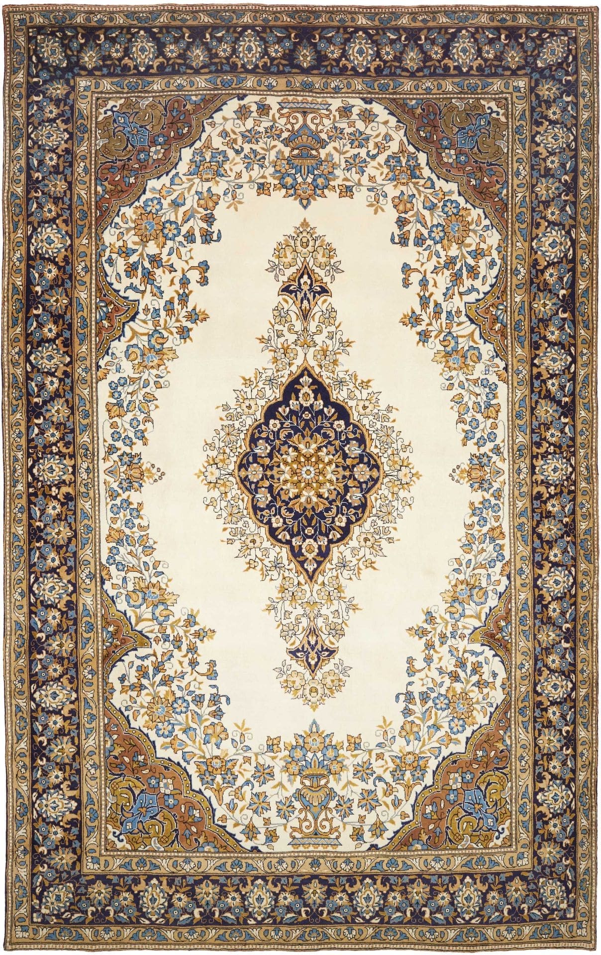 Shiraz Teppich 248 x 393 cm – Wolle, geometrische Muster, handgeknüpft