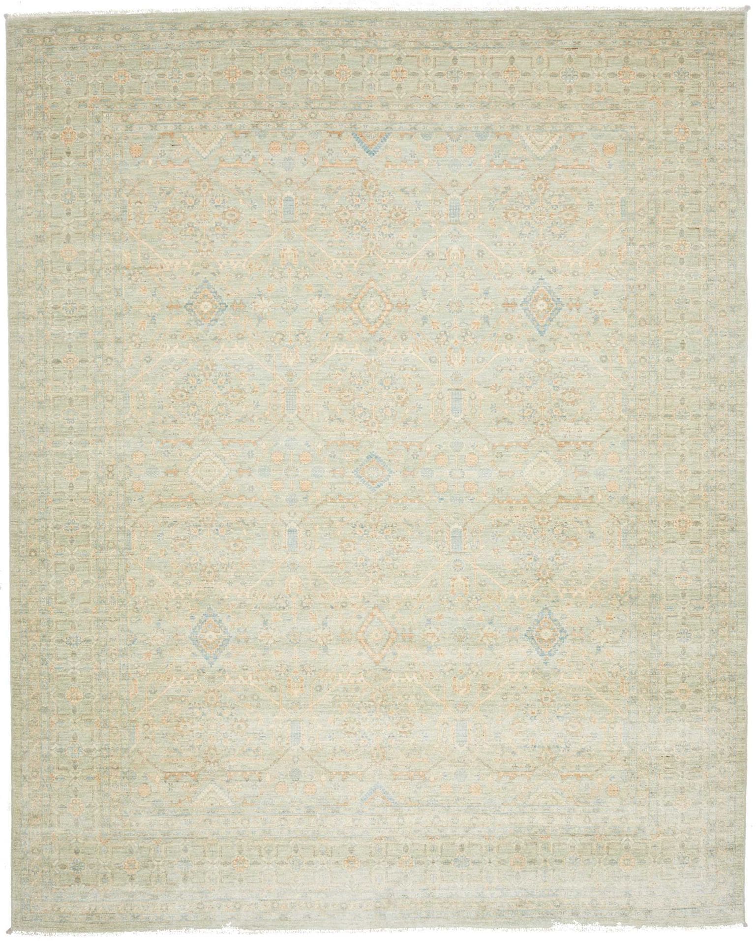 Ziegler Orientteppich 243 x 303 cm, Schurwolle, handgeknüpft