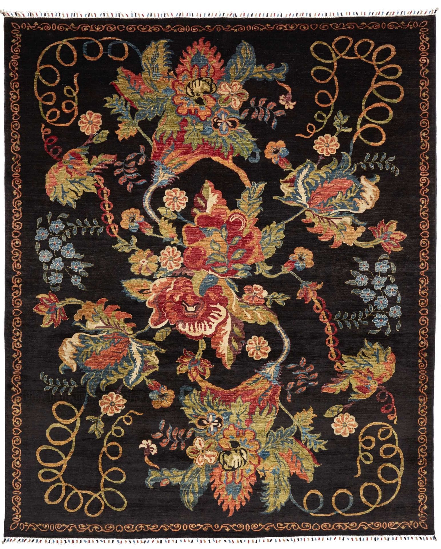 Ziegler Orientteppich 248 x 295 cm aus Schurwolle, handgeknüpft