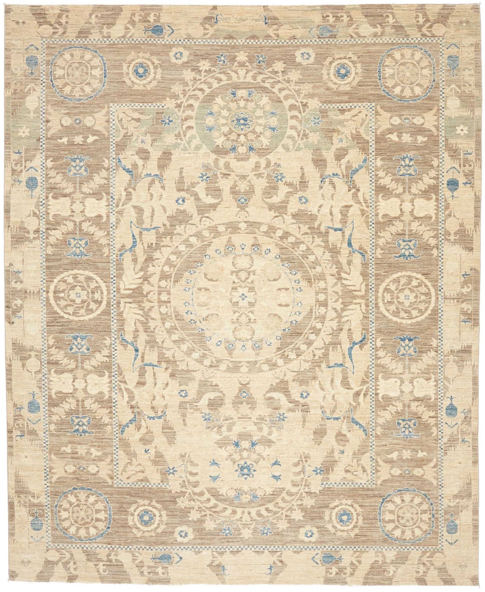 Ziegler Orientteppich 253 x 306 cm, Schurwolle, handgeknüpft