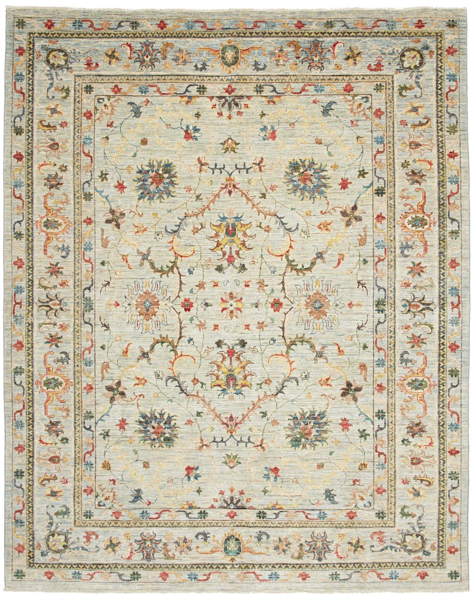 Ziegler Teppich 200 x 247cm, Schurwolle, handgeknüpft, Orientteppich