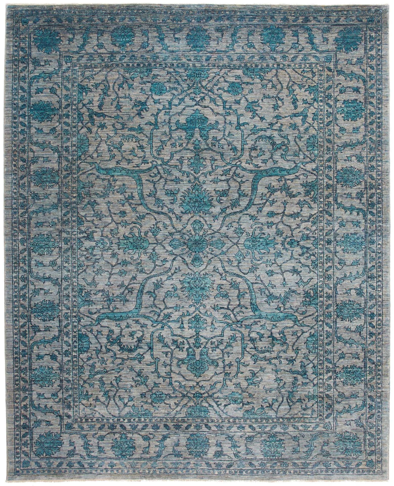 Ziegler Teppich 205 x 248cm aus Schurwolle, handgeknüpft, Orientteppich