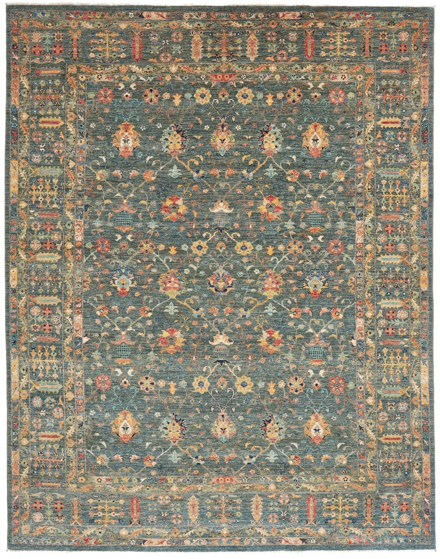 Ziegler Teppich 243 x 307cm – Hochwertig, handgeknüpft, Orientteppich