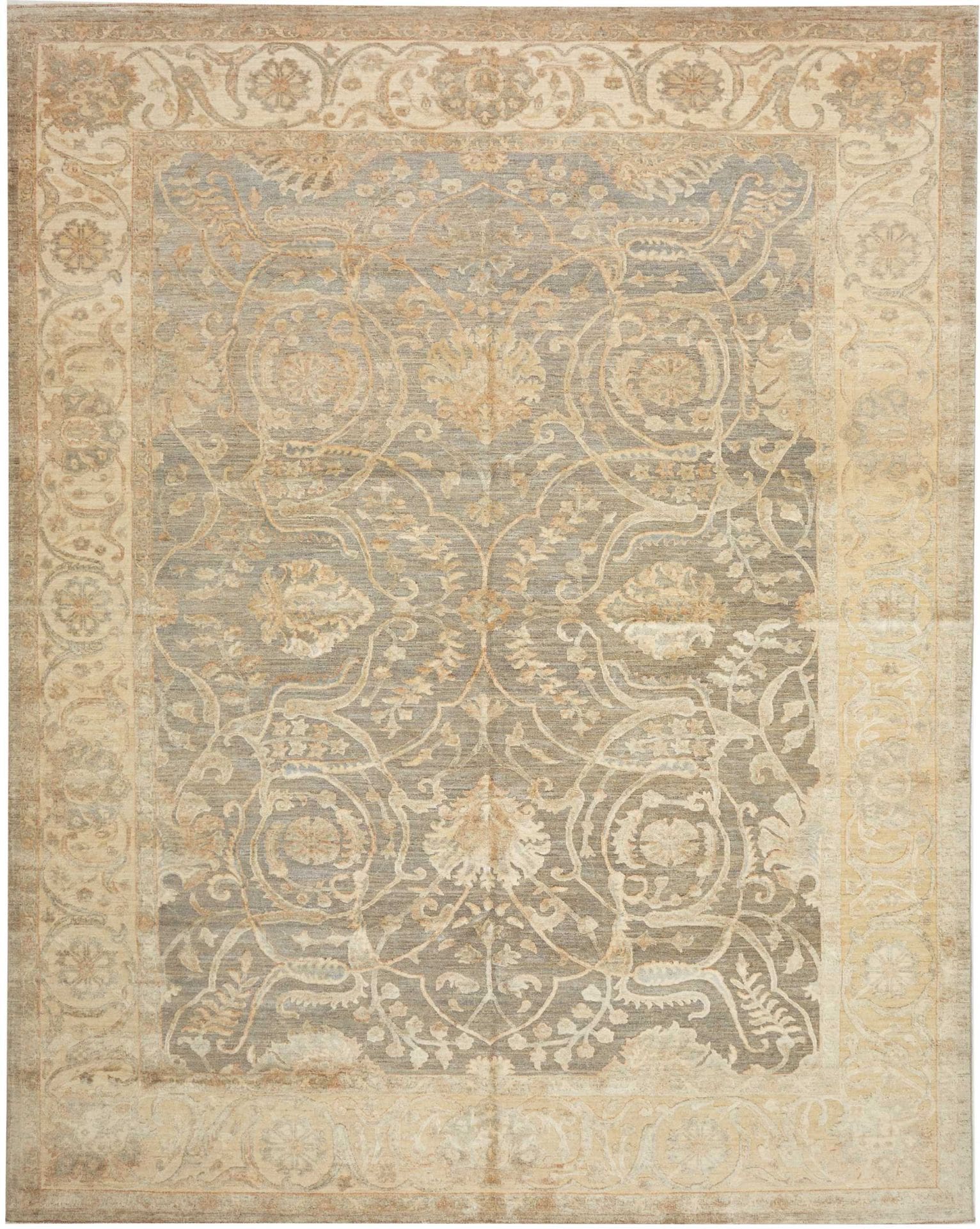 Ziegler Teppich 279 x 347cm aus Schurwolle, handgeknüpft, Orientteppich