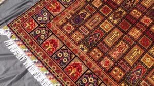 „Bakhtiari Perserteppich aus Wolle, handgeknüpft in Balkh, Afghanistan“ | 1,5m x 2m / 4,9ft x 6,5ft