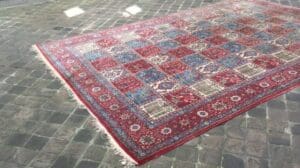 „Handgefertilter Orientteppich GHOUM QOM Iran Vintage“