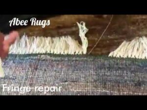 „Handgeknotete Teppich-Fringe-Reparatur von Abees Rugs“